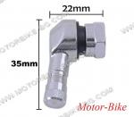 ВЕНТИЛ КРИВ ЗА ДЖАНТА TL МОНТАЖЕН DCV-510SS 100° ХРОМИРАН-5